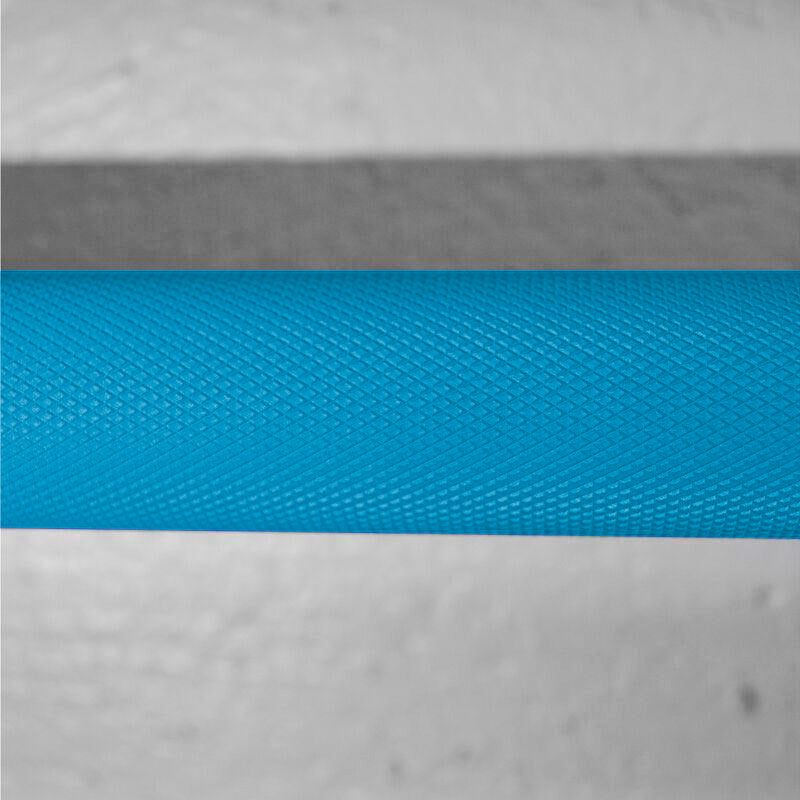 Barra Olímpica 20 Kg Cerakote Premium Class Light Blue Pullso Fitness