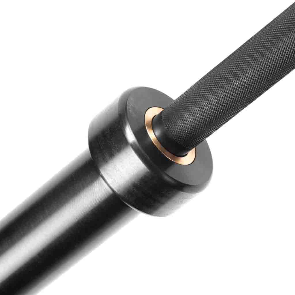 Barra Olímpica 20 Kg Zinc Negro Pullso Fitness