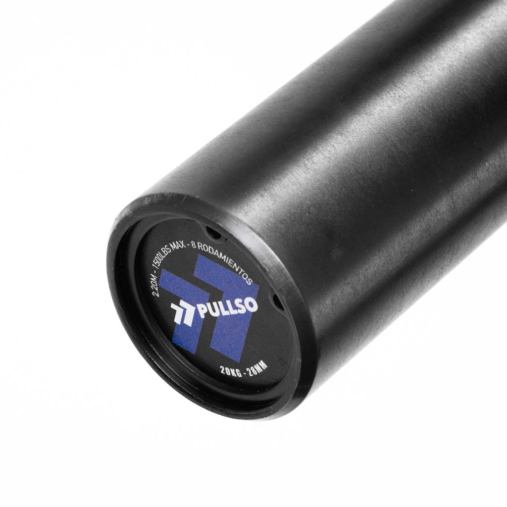 Barra Olímpica 20 Kg Cerakote Premium Class Red Pullso Fitness