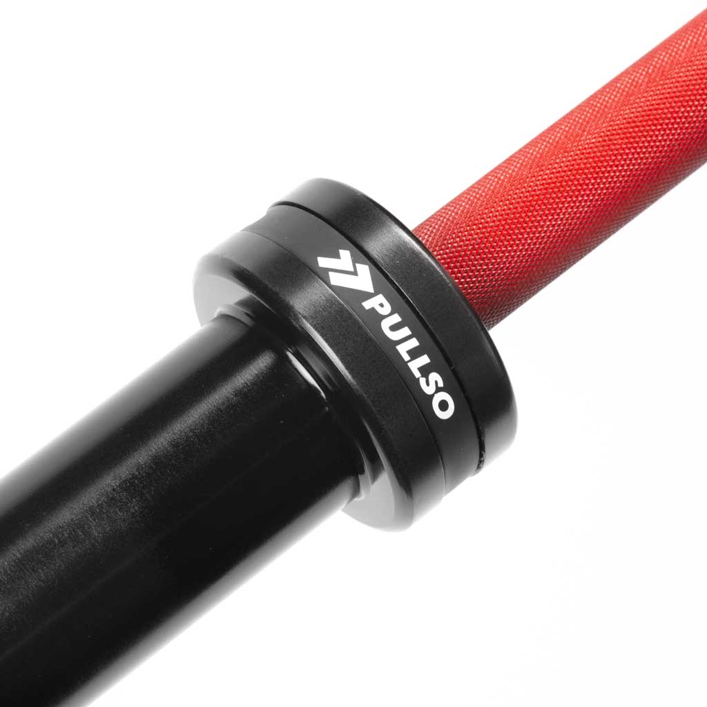 Barra Olímpica 20 Kg Cerakote Premium Class Red Pullso Fitness