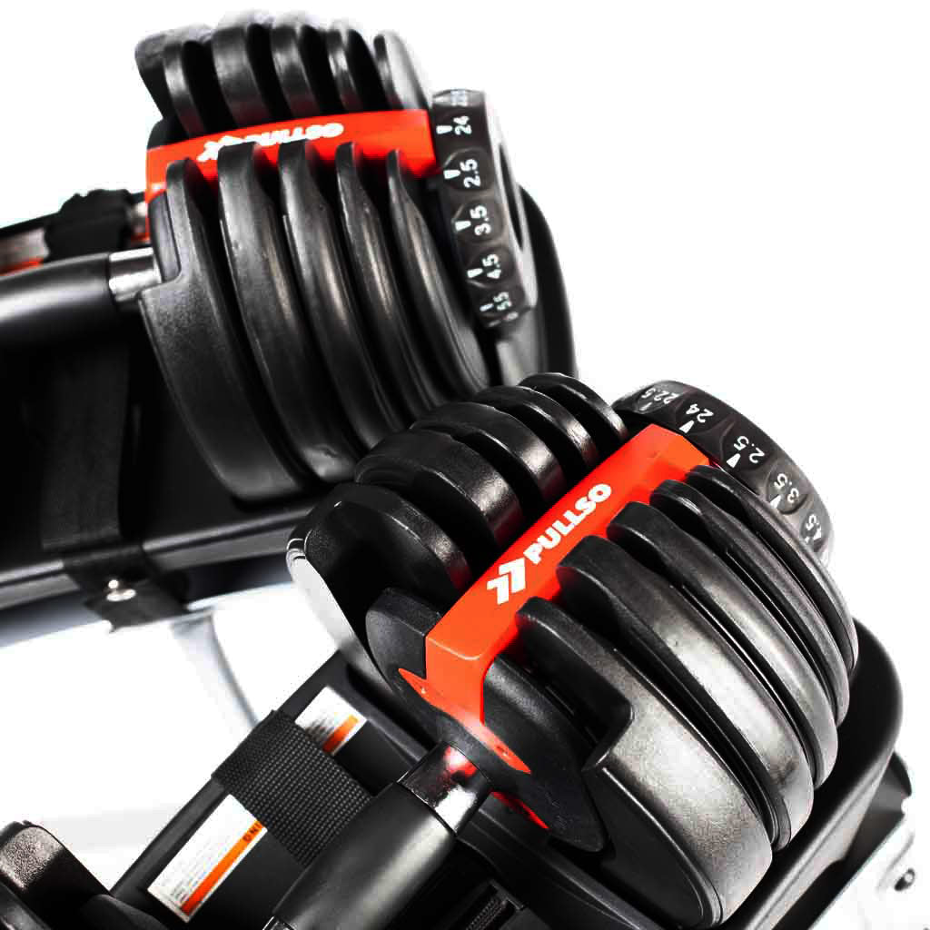 Mancuernas Ajustables 24Kg Pullso Fitness (Par)