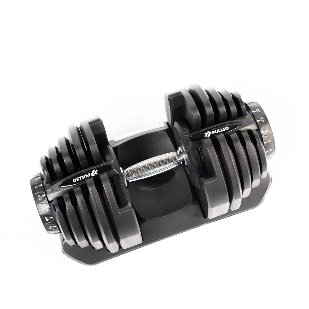 Mancuernas Ajustables 40Kg Pullso Fitness (Par)