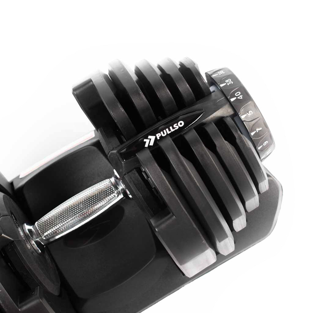 Mancuernas Ajustables 40Kg Pullso Fitness (Par)