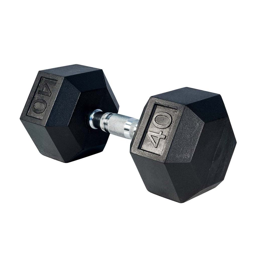 Mancuerna Hexagonal 40Kg - Equipamiento Fitness 