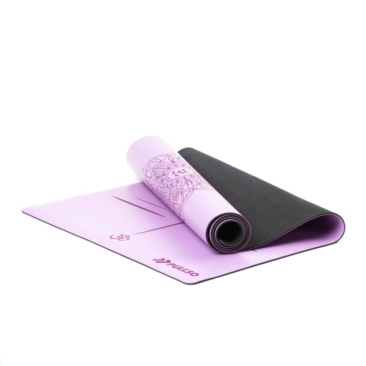Mat de Yoga Violet Flower PU 5mm Pullso Fitness