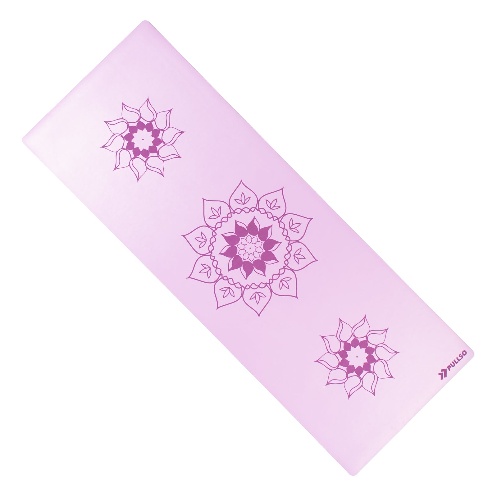Mat de Yoga Violet Flower PU 5mm Pullso Fitness