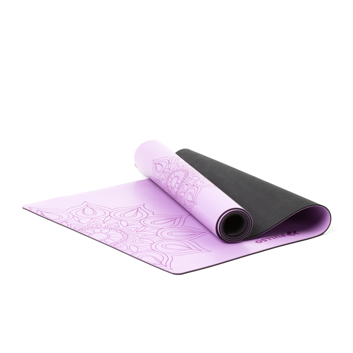 Mat de Yoga Violet Mandala PU 5mm Pullso Fitness