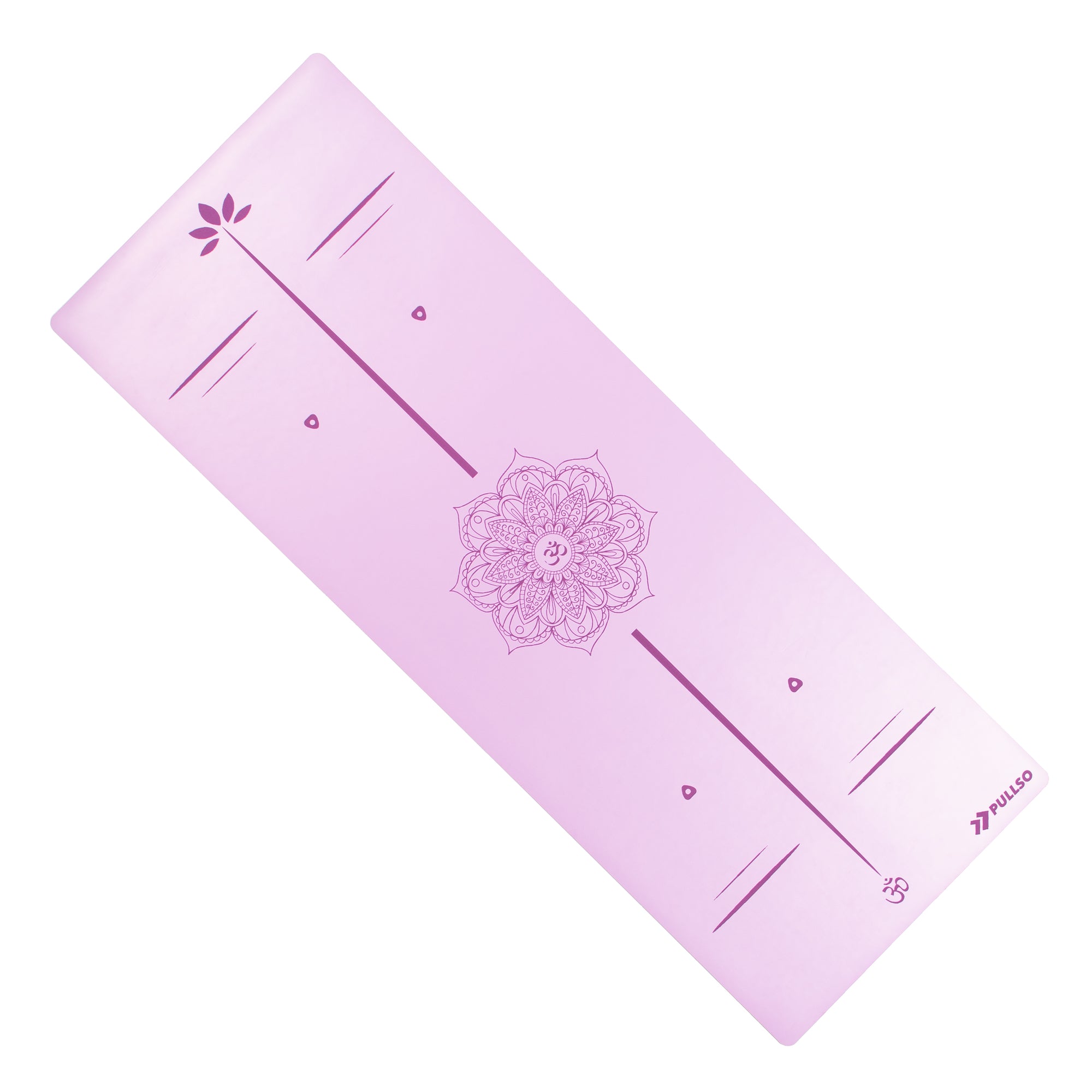 Mat de Yoga Violet Flower PU 5,5MM Pullso Fitness