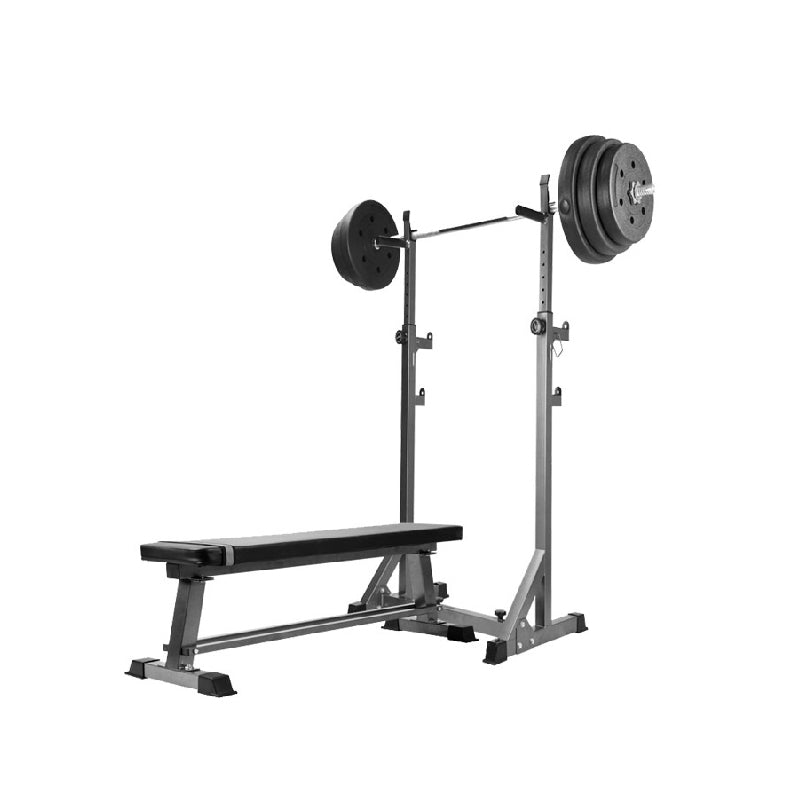 Squat Rack Multifuncional Ajustable Sentadilla EquipamientoFitness.cl