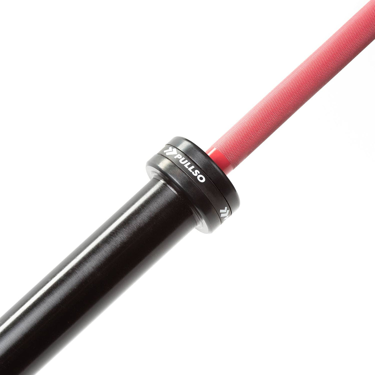 Barra Olímpica 15 Kg Cerakote Premium Class Pink Pullso Fitness