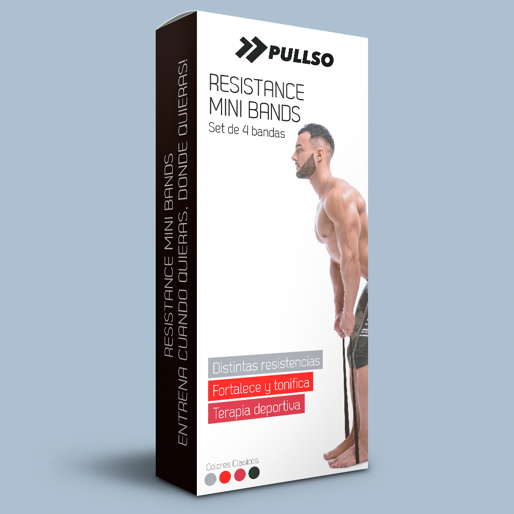 Set bandas de resistencia Premium Classic Pullso Fitness