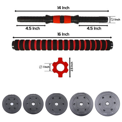 Set mancuerna ajustable 40 Kg