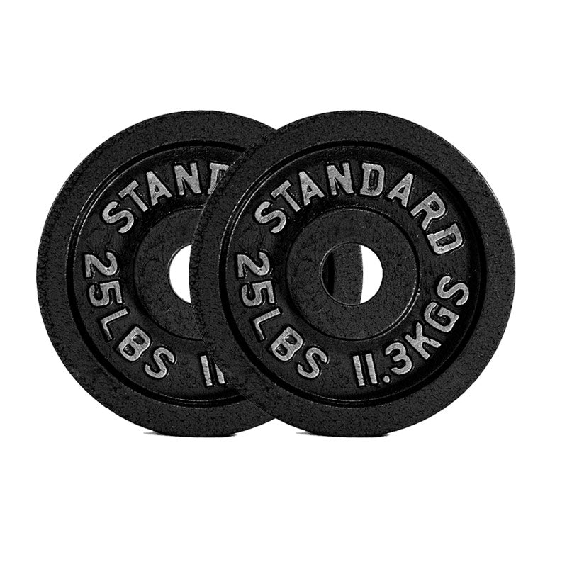 Disco Acero Olímpico 11,3  Kg Barbell Standard (Par)