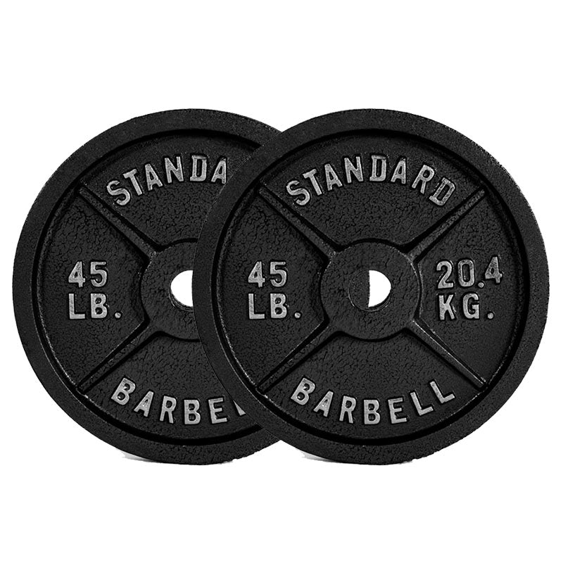 Disco Acero Olímpico 20,4 Kg Barbell Standard (Par)