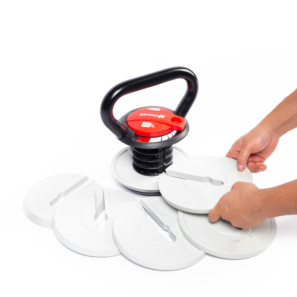 Kettlebell ajustable 40 Lbs Pullso Fitness