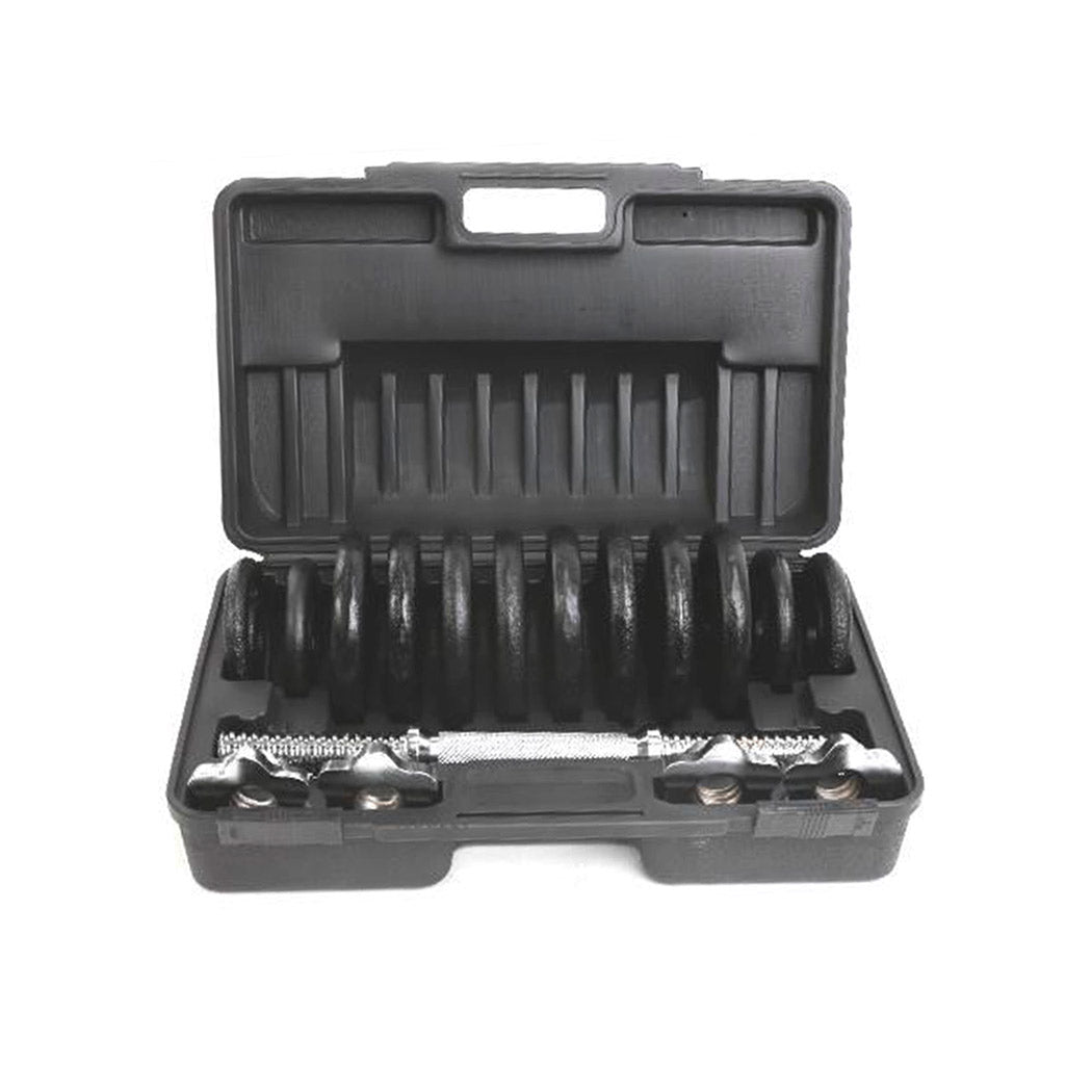 Set Mancuernas de Fierro 15 Kg