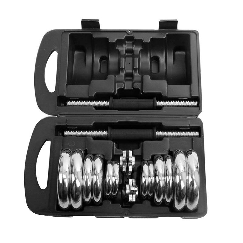 Maletín Mancuernas Cromadas 30 Kg