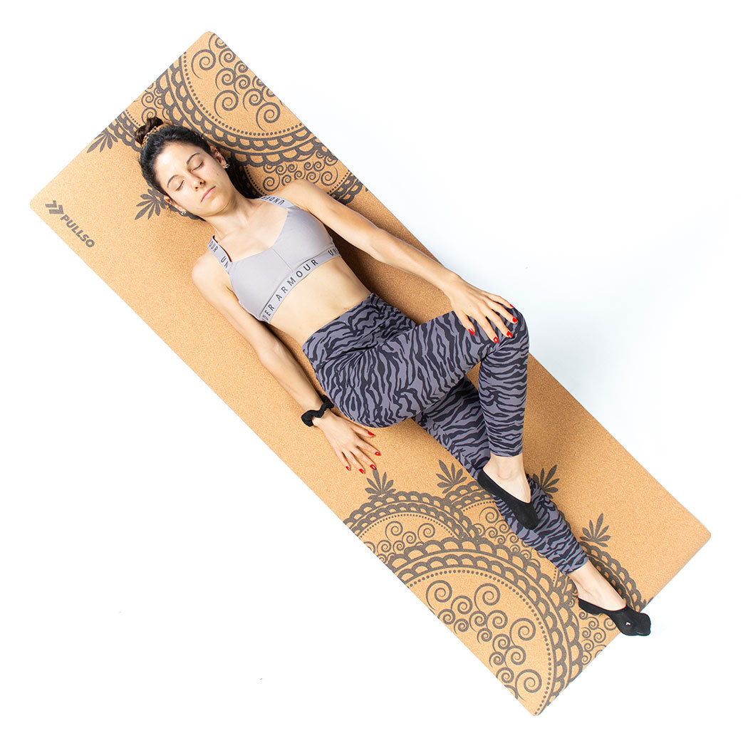 Mat de Yoga Cork Spiral 5,5MM Pullso Fitness
