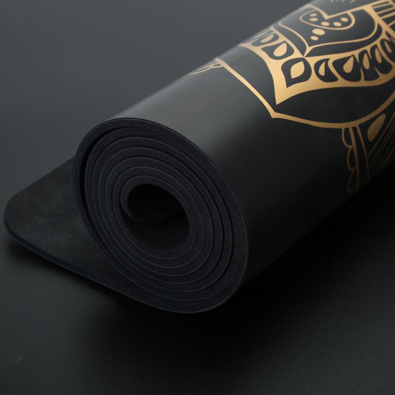 Mat de Yoga Gold Flower PU 5,5MM Pullso Fitness
