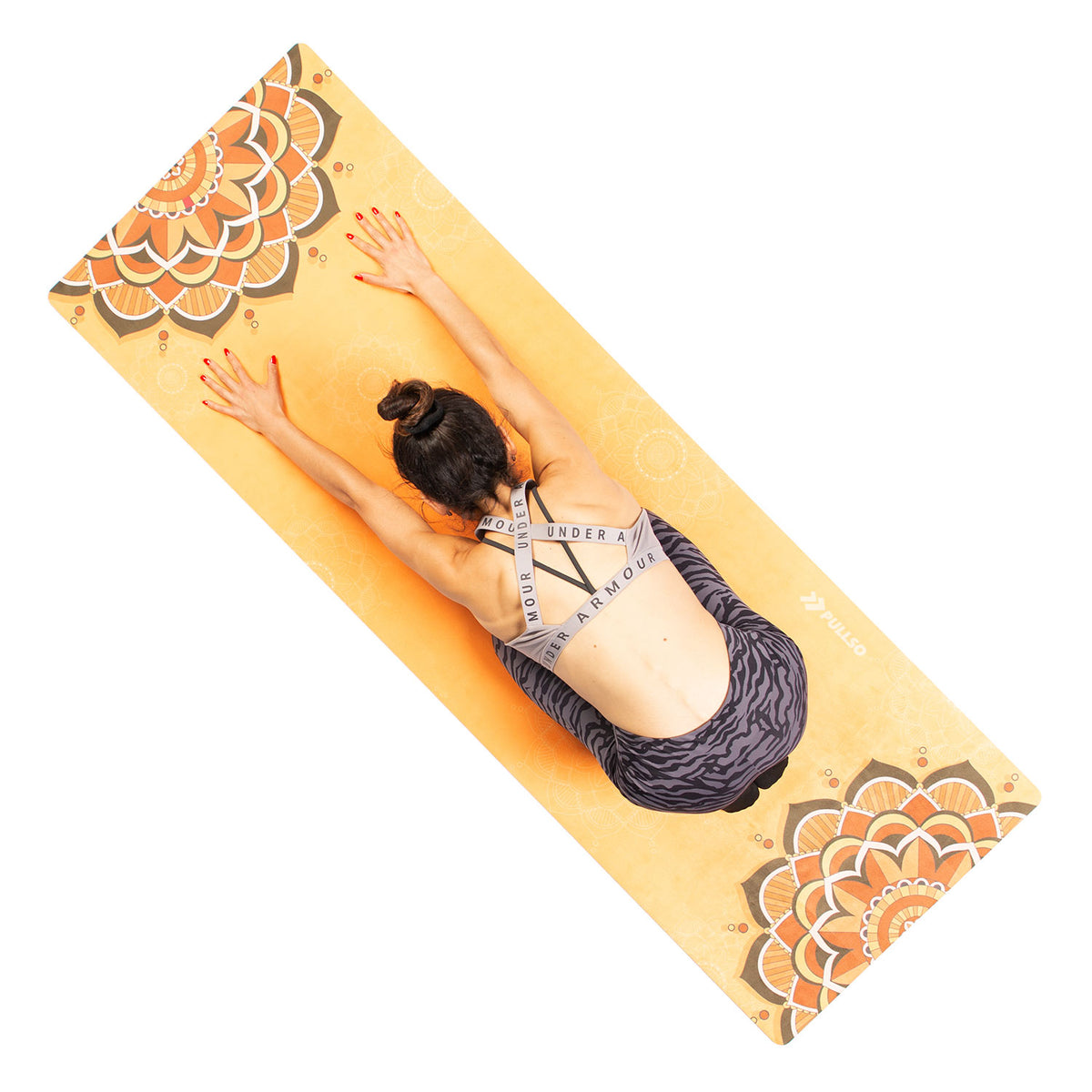 Mat de Yoga Orange Flow 3,5MM Pullso Fitness
