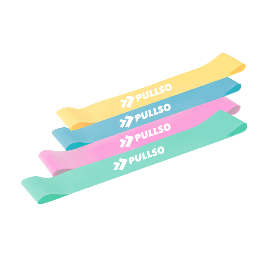 Set bandas de resistencia Premium Soft Pullso Fitness