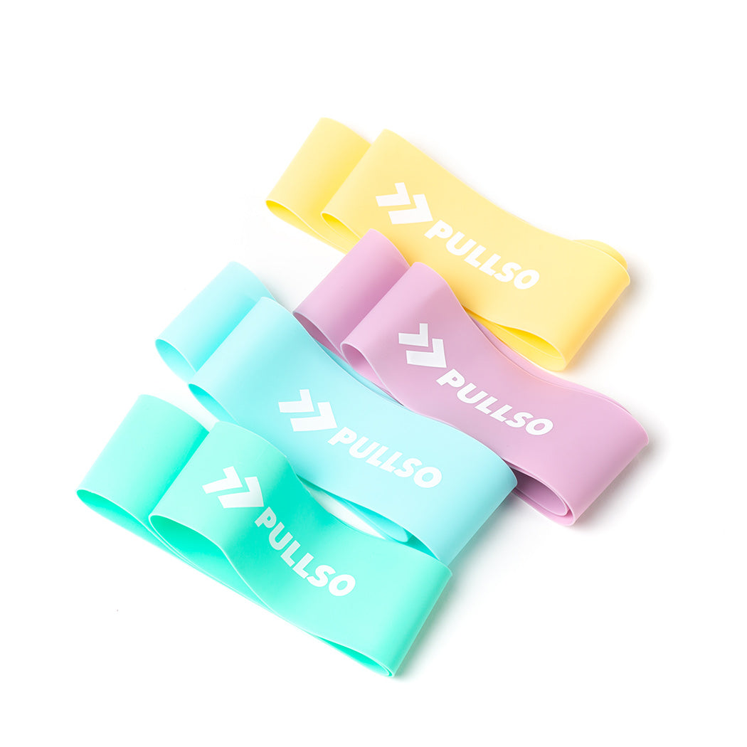 Set bandas de resistencia Premium Soft Pullso Fitness