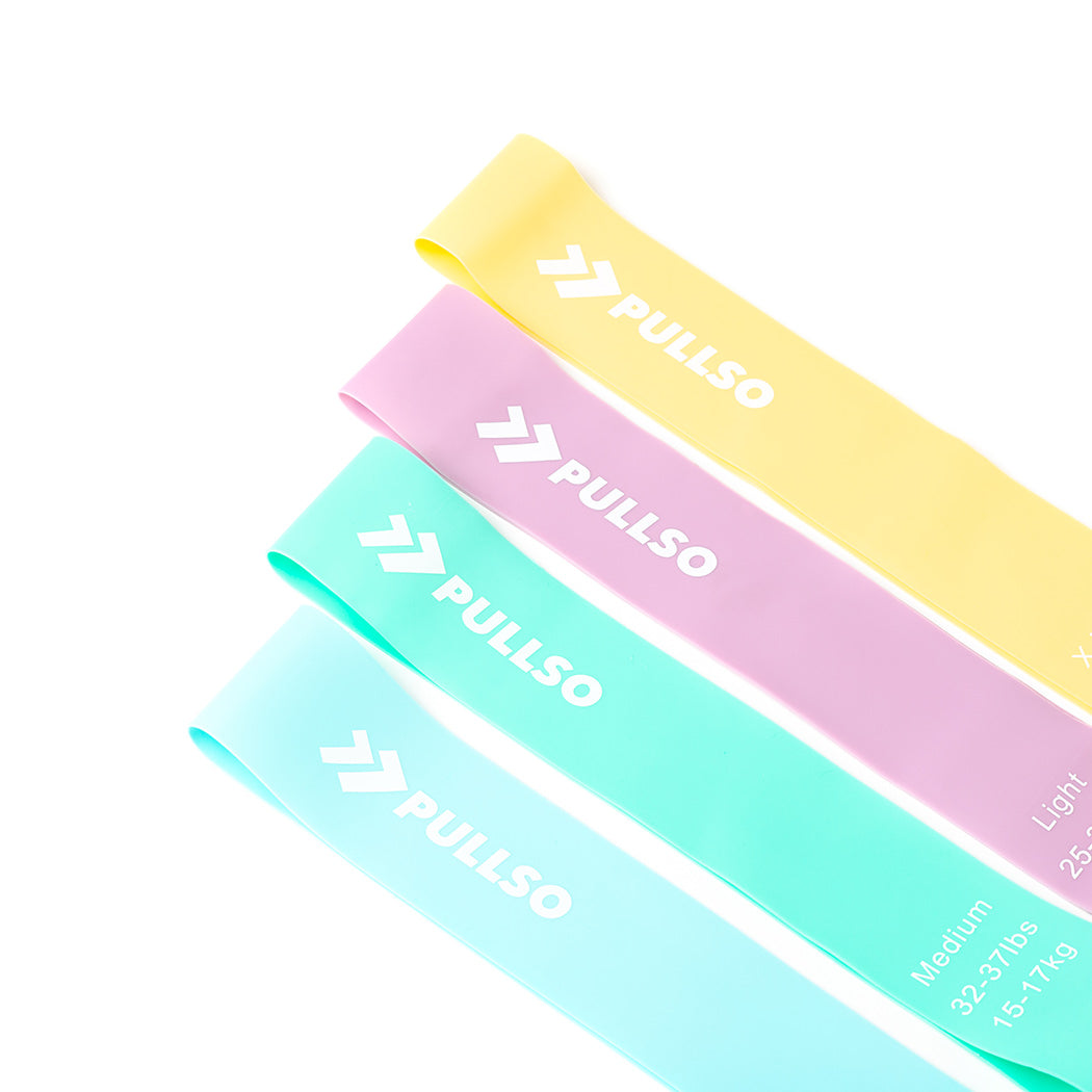 Set bandas de resistencia Premium Soft Pullso Fitness