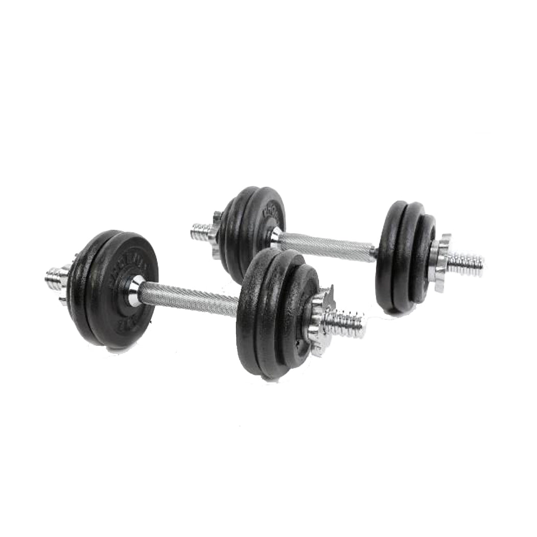 Set Mancuernas de Fierro 15 Kg