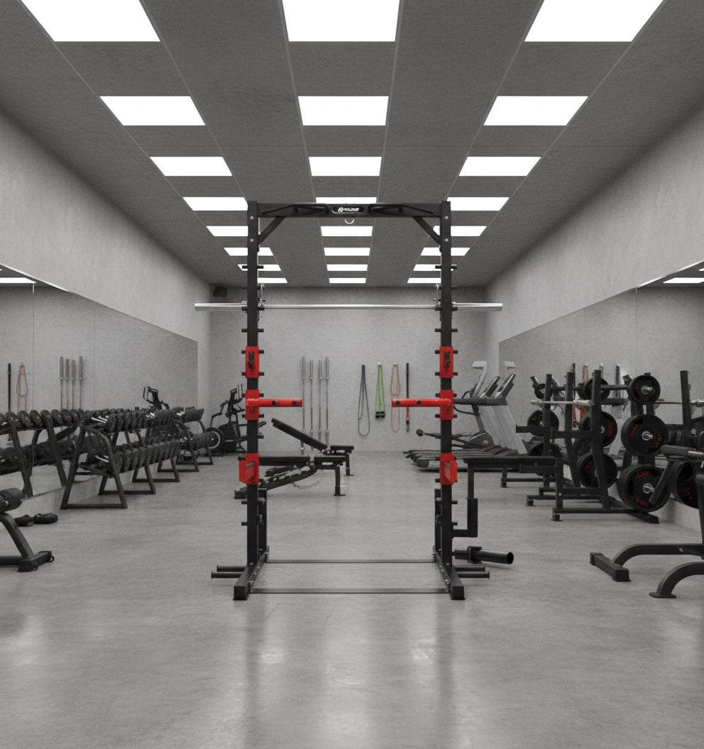 Equipo Multifuncional Smith / Half Rack Pullso Fitness